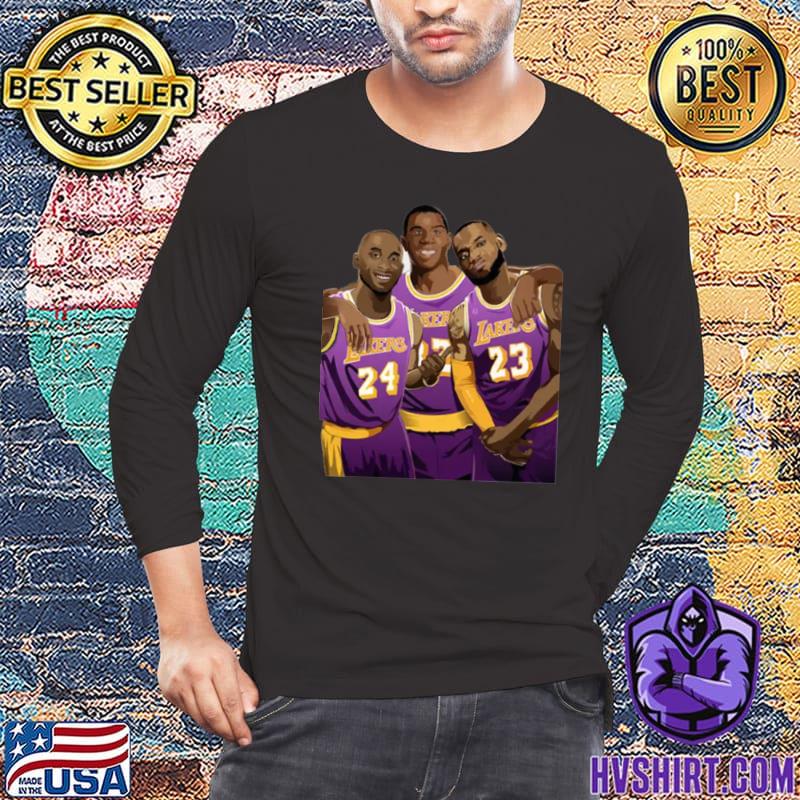 Los Angeles Lakers Geats Lebron Kobe Magic logo T shirt S through 3XL!