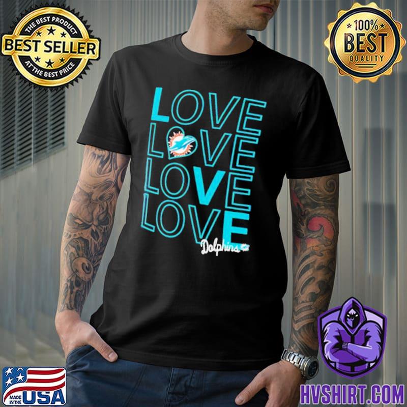 Miami Dolphins G III Love Graphic T Shirt, hoodie, sweater, long