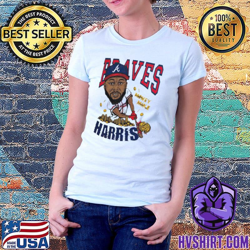 Michael Harris II Atlanta Braves Money Mike Caricature shirt, hoodie,  sweater, long sleeve and tank top