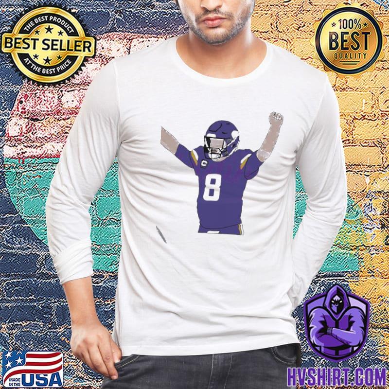 Kirk Cousins 8 Minnesota Vikings player football poster shirt, hoodie,  sweater, long sleeve and tank top