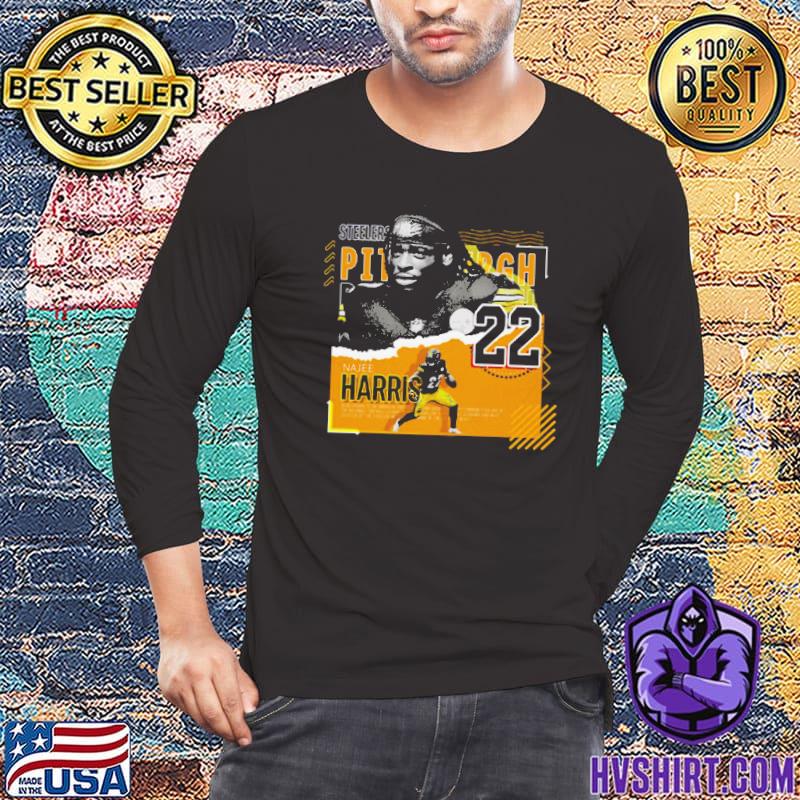 Najee harris football paper poster steelers shirt, hoodie, sweater