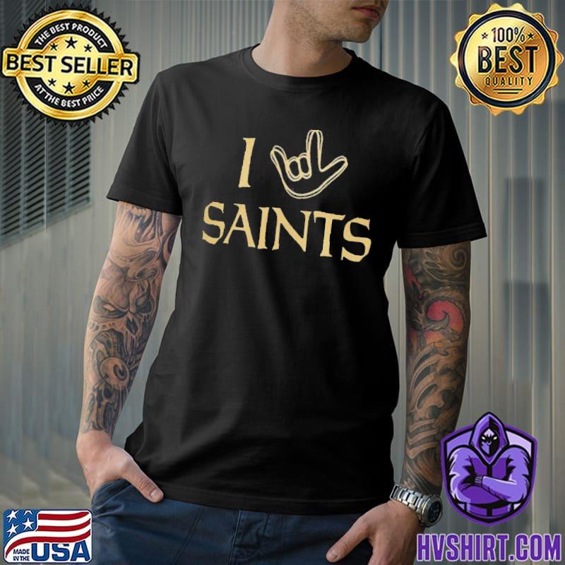 New Orleans Saints The NFL ASL Collection By Love Sign Tri-Blend