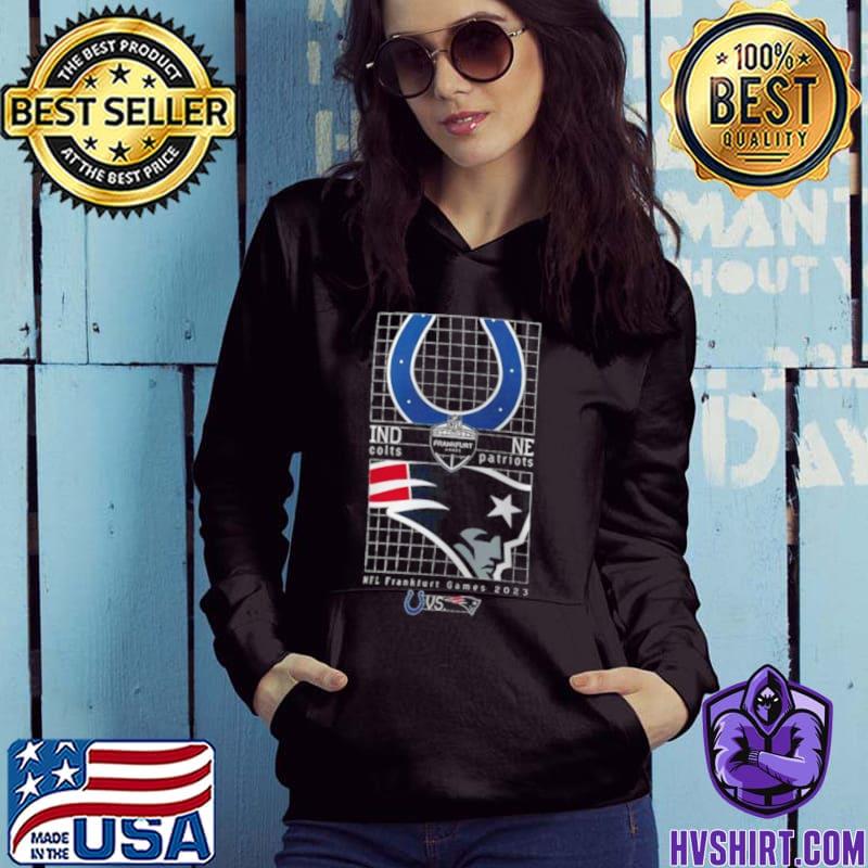 NFL 2023 Germany Frankfurt Games Match Up Indianapolis Colts Vs New England  Patriots shirt, hoodie, sweater, long sleeve and tank top