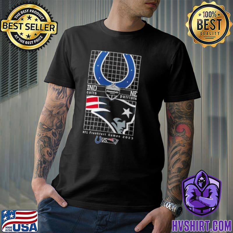 2023 NFL Germany Shield 4 Teams Matchup Shirt Hoodie - NFL Shield Frankfurt  Hometown 2023 T Shirt