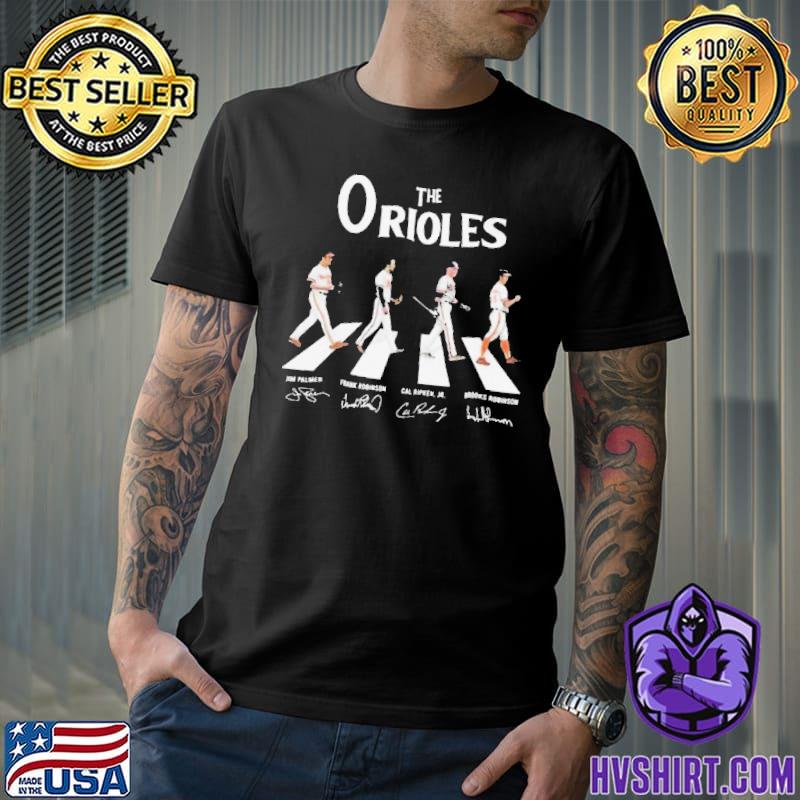 Orioles Take October Shirt The Orioles Shirt Walking Abbey Road Vintage  Signatures Shirt, hoodie, sweater, long sleeve and tank top
