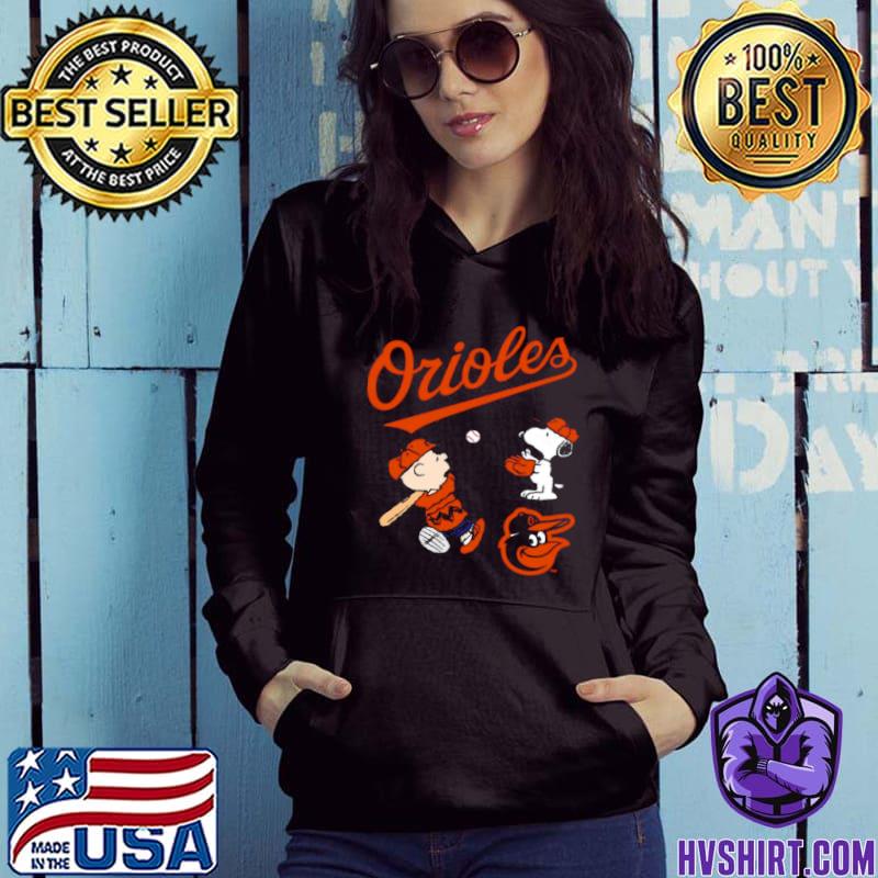 Peanuts characters Baltimore Orioles shirt - Kingteeshop