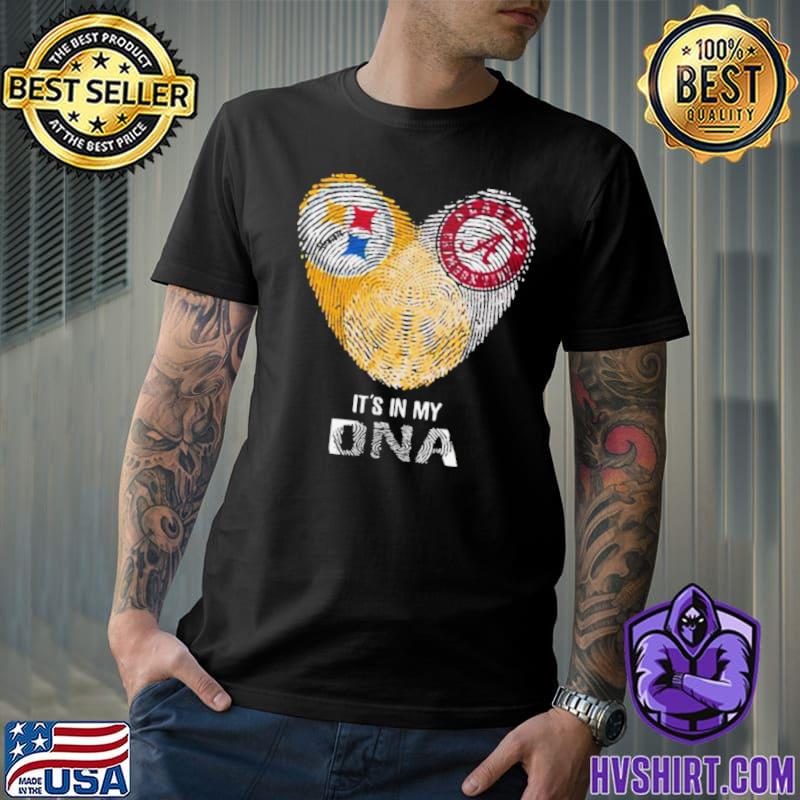 Nfl Pittsburgh Steelers It's In My Dna Family Tradition Passed Down For  Years T Shirt