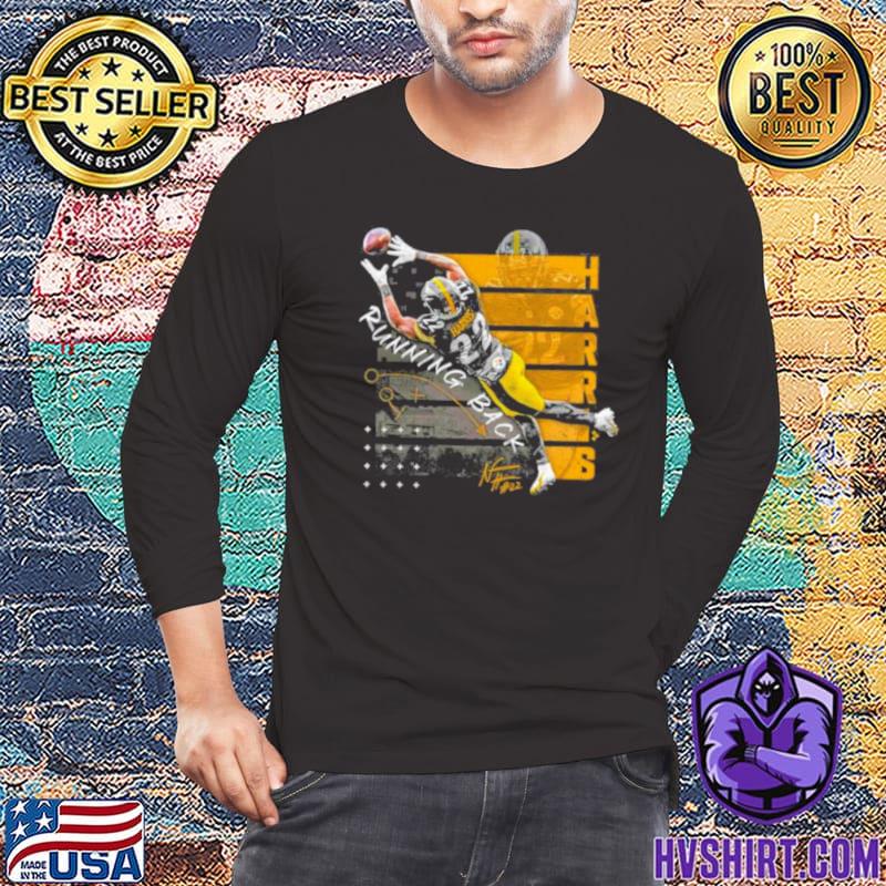 Nfl Pittsburgh Steelers Men's Gray Full Back Run Long Sleeve