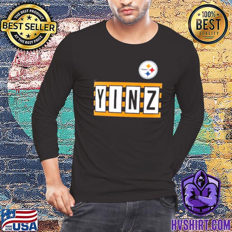 Pittsburgh Steelers Fashion Sleeve Stripe Pet T-Shirt