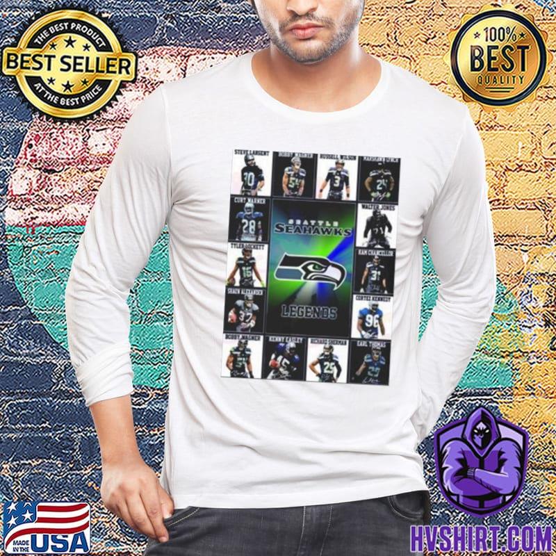 Seattle Seahawks Legends Players Signatures 2023 T-shirt,Sweater, Hoodie,  And Long Sleeved, Ladies, Tank Top