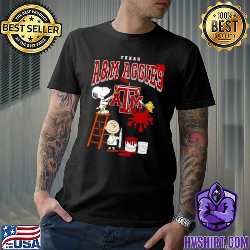 Houston Texans Makes Me Drink Snoopy And Woodstock T-Shirt - T