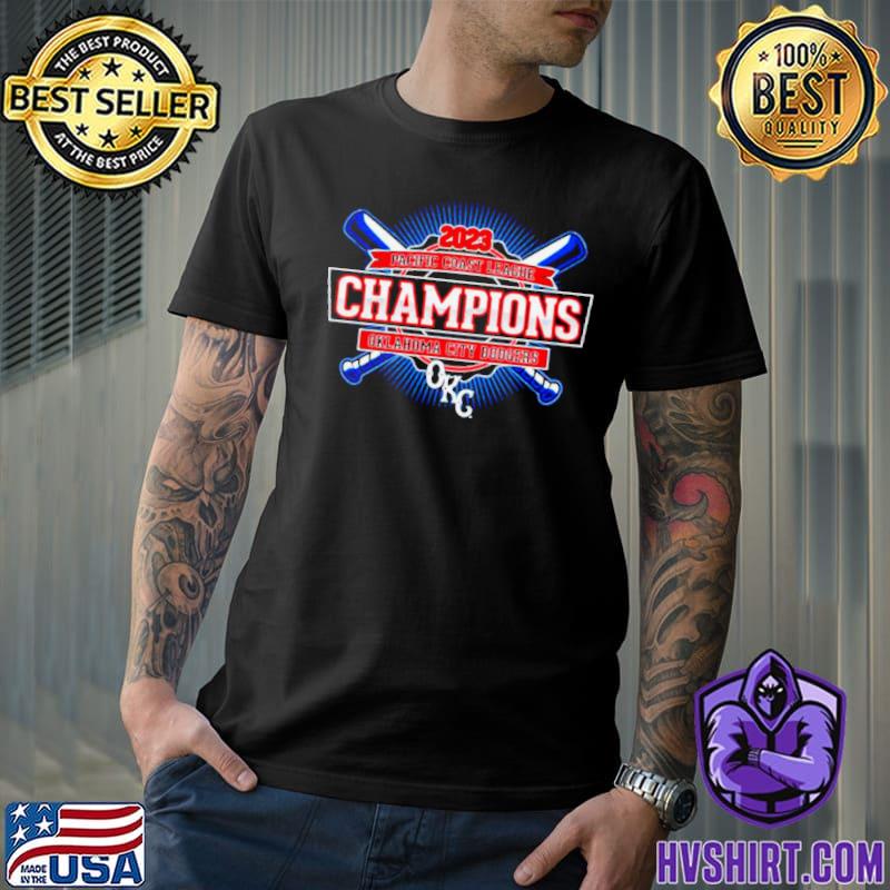 Oklahoma City Dodgers 2023 Pacific Coast League Champions T-shirt