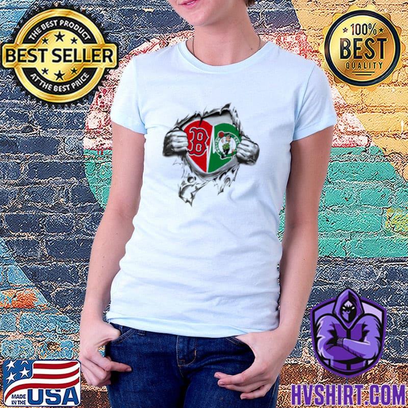 Blood Inside Me Boston Red Sox And Boston Celtics 2023 shirt, hoodie,  sweater, long sleeve and tank top