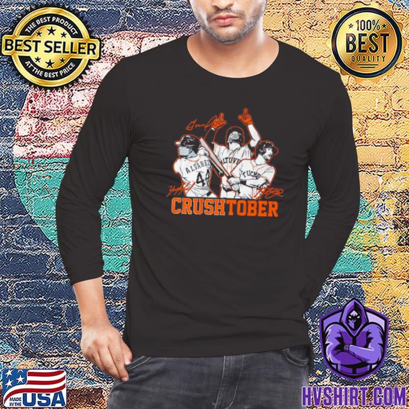 Jose Altuve Yordan Alvarez And Kyle Tucker Crushtober Shirt, hoodie,  sweater, long sleeve and tank top