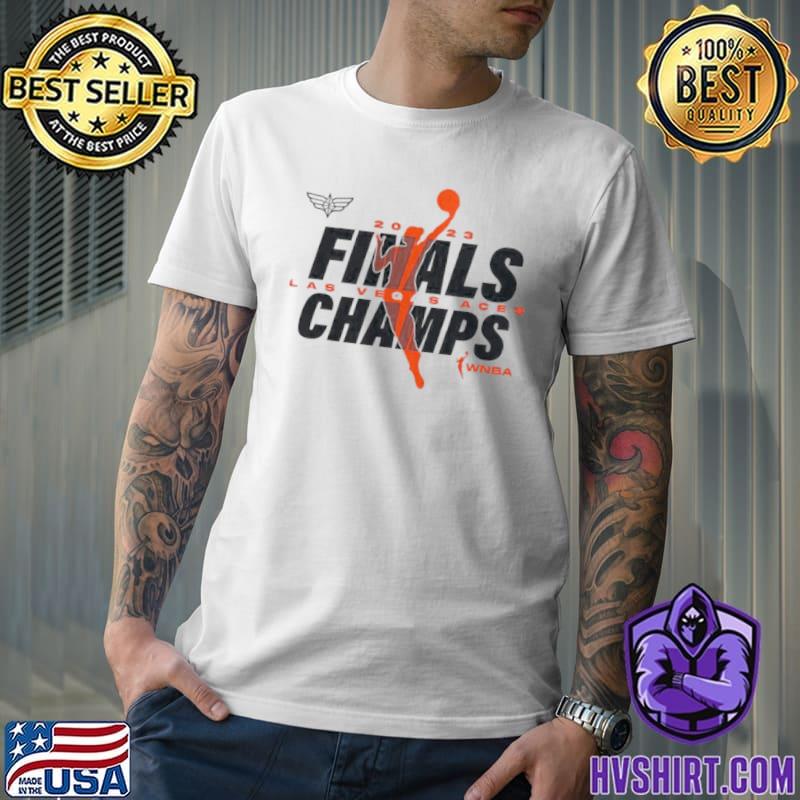 Las Vegas Aces 2023 Wnba Finals Champions Signature T-Shirt - Office