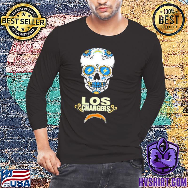 Los Angeles Chargers skull Shirt, hoodie, sweater, long sleeve and