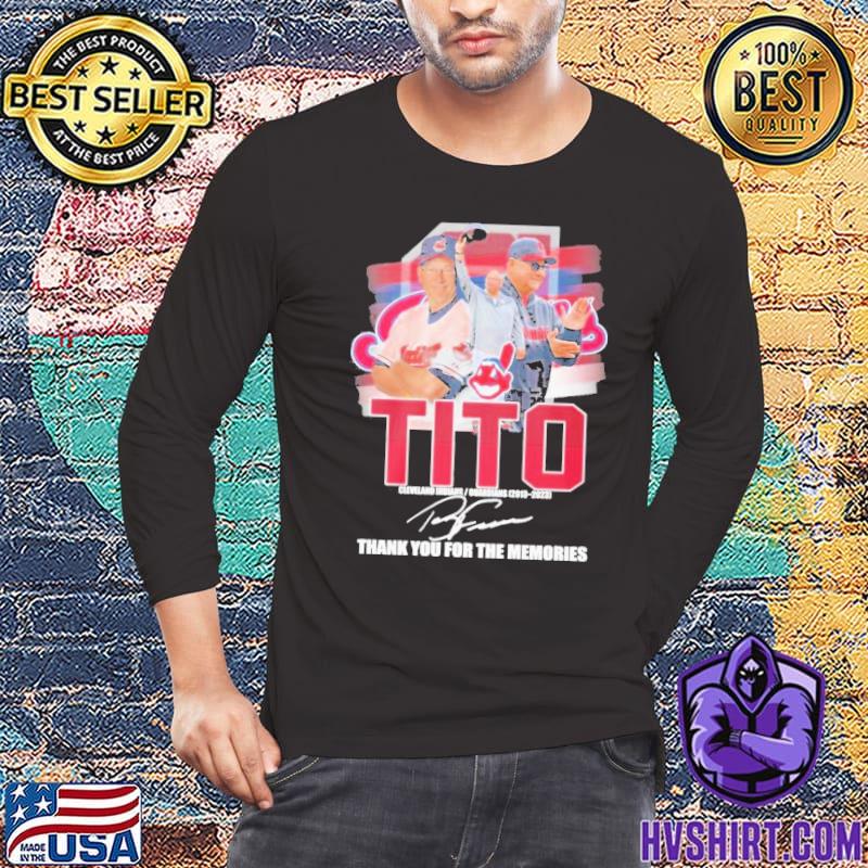 Tito Cleveland Indians, Guardians 2013 – 2023 Thank You For The Memories  Unisex T-Shirt, hoodie, sweater and long sleeve